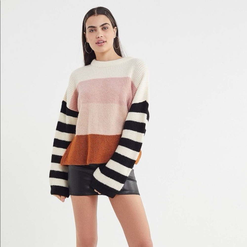 Truly Madly Deeply Colorblock Striped Sweater